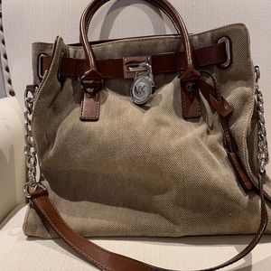 Michael Kora Tweed Hamilton Tote